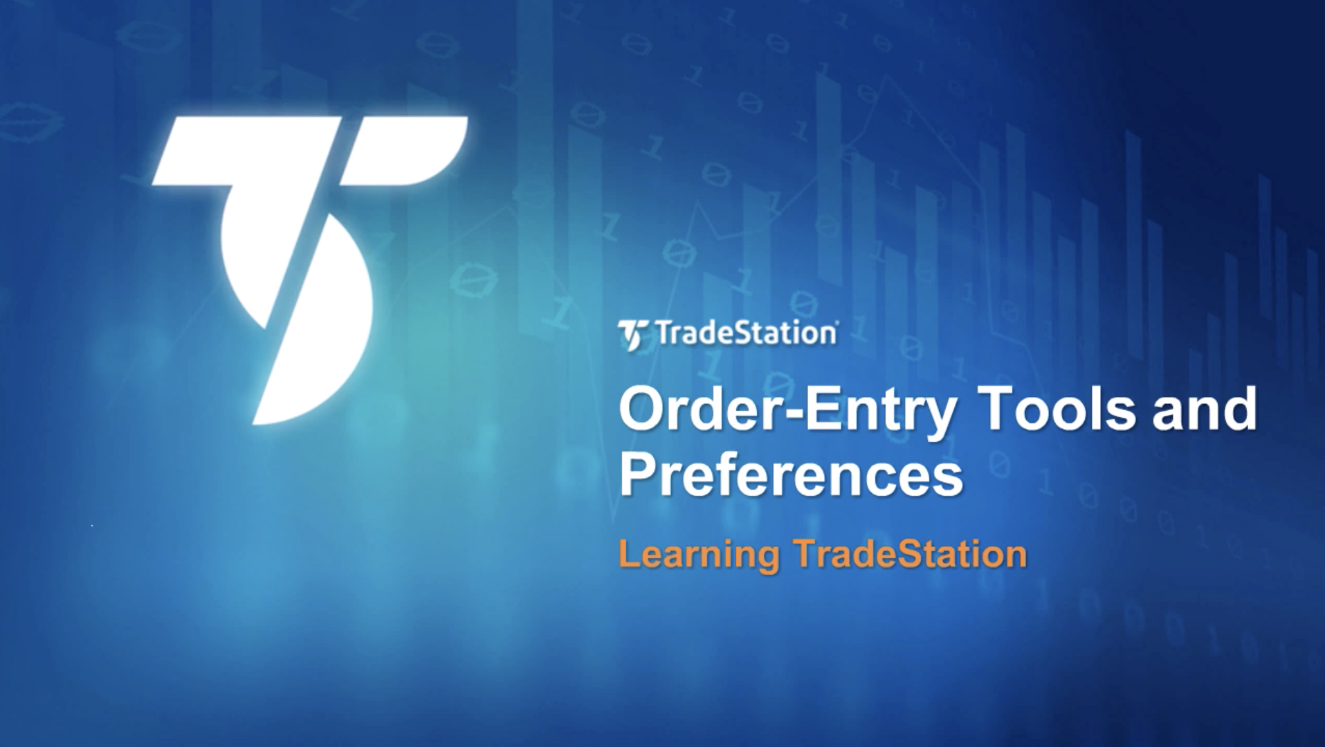 Order Entry Tools and Preferences | TradeStation Desktop
