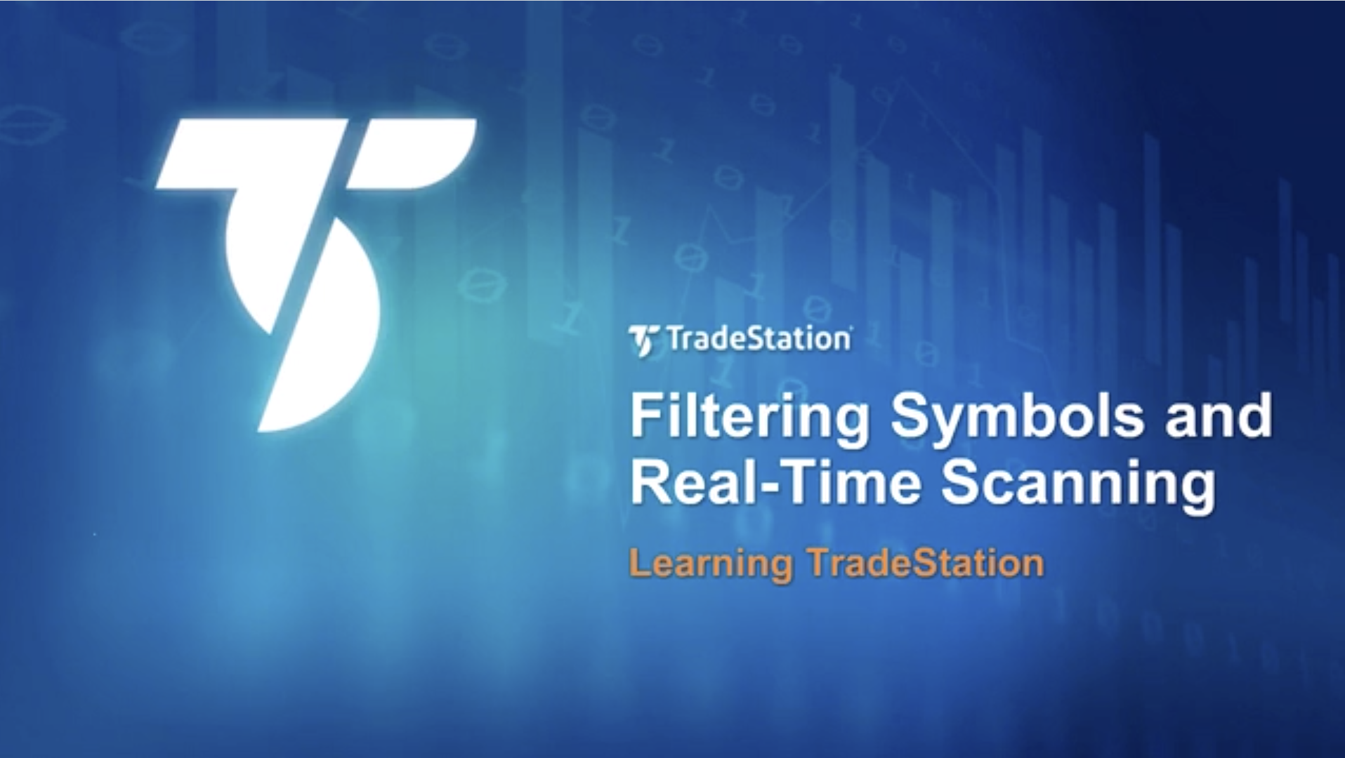 Filtering Symbols and Real Time Scanning | TradeStation ...