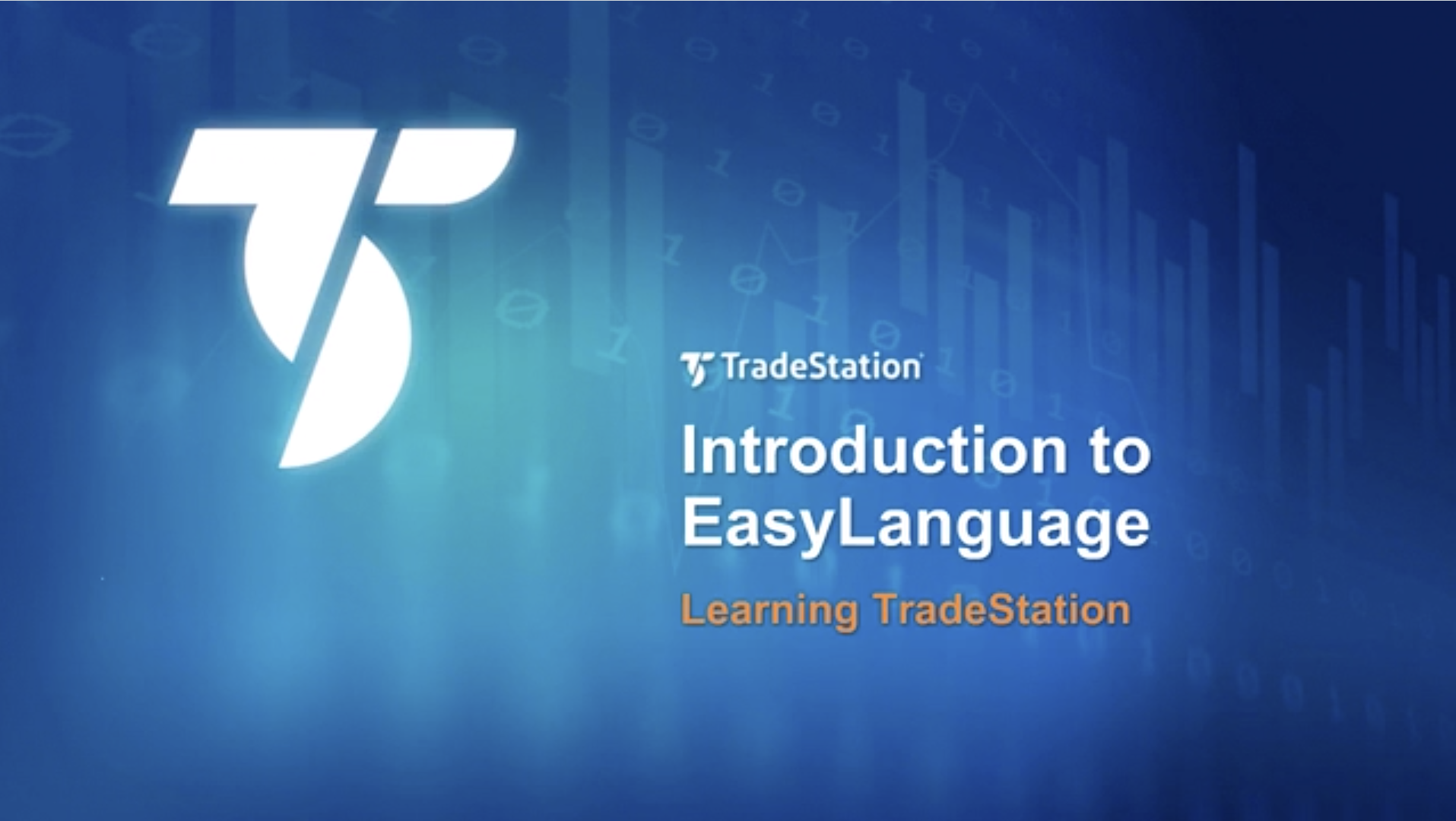 Introduction to EasyLanguage | TradeStation Desktop