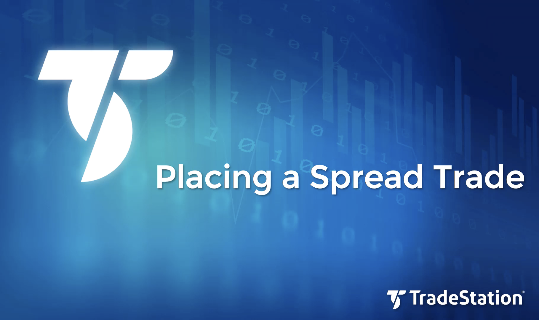 Placing a Spread Trade with OptionStation Pro | TradeStation