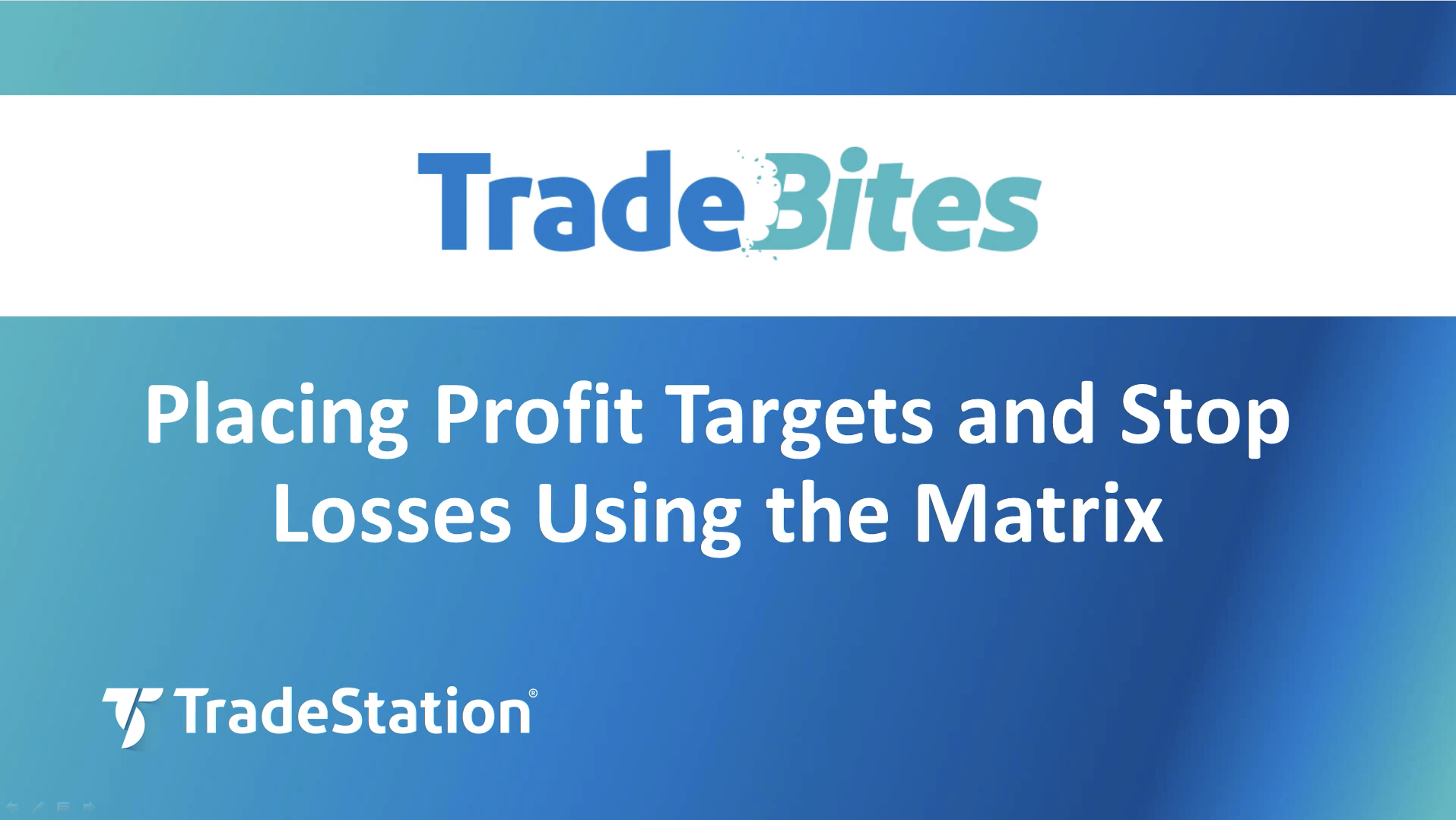 Placing Profit Targets and Stop Losses in the Matrix ...